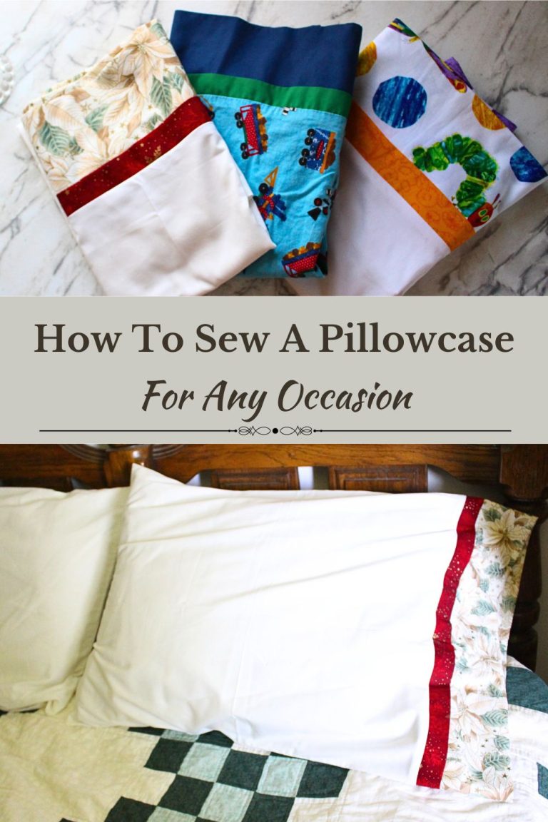 How To Sew A Pillowcase For Any Occasion third blessed farmhouse